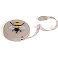 Hobby Gift Tape Measure - Retractable Fabric Covered Sewing Tape Measure - 150cm/60 inch - Linen Bee