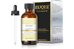EUQEE Olio Essenziale Gardenia 60ml, Oli Essenziali per Diffusori, Olio di Gardenia Olio Profumato per Aromaterapia, Candele Fai da De, Relax