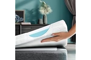Wendre Topper Viscoelástico 180x200 - Confort Ergonómico y Soporte Óptimo - Sobrecolchón 180x200 para un Descanso Reparador, Topper Colchón Certificado Oeko-Tex