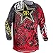 Produktbild 371-661X - Fly Racing 2018 Kinetic Rockstar Motocross Jersey XL Black White Red