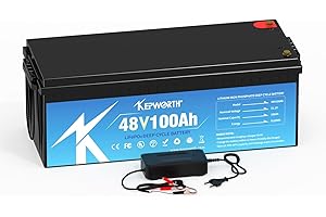 FLLYROWER Batterie Lifepo4 48v 100ah avec cellules Grade A et BMS Parfait Temps de Cycle Bas jusqu'à 10000 pour Moteur trolling RV Solaire supportent la Connexion en série et en parallèle