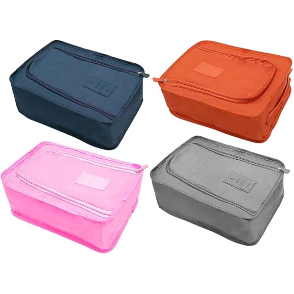 Sacchetti Portascarpe Da Viaggio - Set Da 3 Borse Impermeabili Con Maniglia - Foto 10