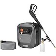 Giraffe Tools Grandfalls Pressure Washer G20 Pro, 65 FT Pressure Hose,Wall Mounted Power Washer with 4 Quick-Connect Nozzles,Foam Cannon for Cars/Patios/Driveways/Fences,2500 MAX PSI 2.2 GPM