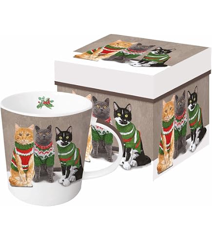 PPD Omalley & Friend Trend Mug – 350 Ml Porzellantasse In Geschenkbox, Spülmaschinenfest Und Mikrowellengeeignet