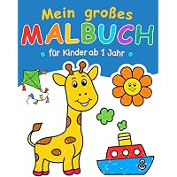 Kritzelbuch Für Kinder Ab 1 Jahr – 50 Motive, 21x21 Cm, Fördert Kreativität & Motorik