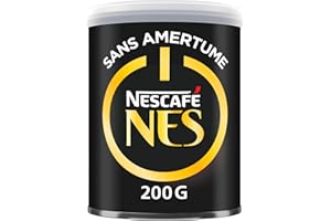 NESCAFE Nescafé NES,dark_roast, Grain entier, Café Soluble, Boîte de 200g