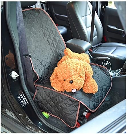 Mydays Car Front Seat Cover Protector for Dog Pet, Waterproof Pongee, Bucket Seat Cover, Adjustable Strap, Fits Most Cars