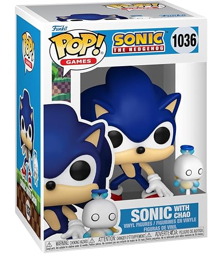 Funko POP! Games #854 Sonic The Hedgehog Limited Edition Flocked