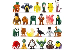 Dlishka Personaggi italiani, divertenti Tung Sahur giocattolo per bambini e adulti, Tralalero Tralalala&Lirili Larila Internet Meme Set per fan rosso Brain 6+ (B 24 pezzi)