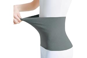 ITODA Kidney Warmer Thicken Waist Warmer Thermal Stomach Warmer Breathable Stretchy Warming Band Winter Abdominal Warming Band Waist Support Belt for Women Men Elder