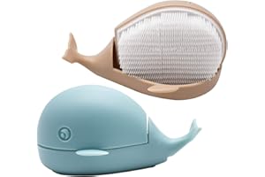 Qixuer 2 Stück Kleine Walwaschbürste,Handwaschbürste Schrubbbürste Cartoon Reinigungsbürste Hochwertige Weiche Wäschekleidung Multifunktionale kreative Walwaschbürste für Kleidung Home Badezimmer