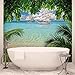 Produktbild Tropical Beach Island - Wallsticker Warehouse - Fototapete - Tapete - Fotomural - Mural Wandbild - (2598WM) - M - 104cm x 70.5cm - VLIES (EasyInstall) - 1 Piece