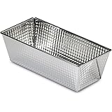 Guardini, Linea Selenia, Stampo 30x11cm, Banda Stagnata, per plumcake, Dolci Soffici, lievitati e Pane, Argento