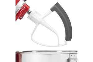 ‎SHUNFAJI Flex Edge Schlägel für Kitchen Aid, Kitchen Aid Zubehör, Küchenhelfer-Aufsätze für Mixer, Mischschüsseln für 11,4-5 Quart Schüsseln, Schlägel mit Silikonkanten