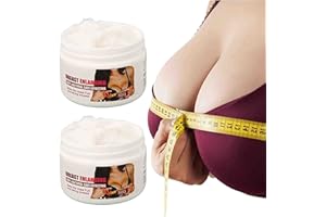 SIAPUDE Plumpup Breast Enhancement Cream,Breast Beauty Cream,Breast Enlargement Cream Fast Growth,Natural Plumping Lifting Firming Portable Long Lasting Effect for Breast Buttocks (2pcs)