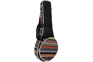 PENLIMLY Padded Mandolin Gig Bag for A & F Style - Soft Case With Accessory Storage Pocket, Handle and Adjustable Shoulder Strap - Country Style Instrument Handbag Backpack