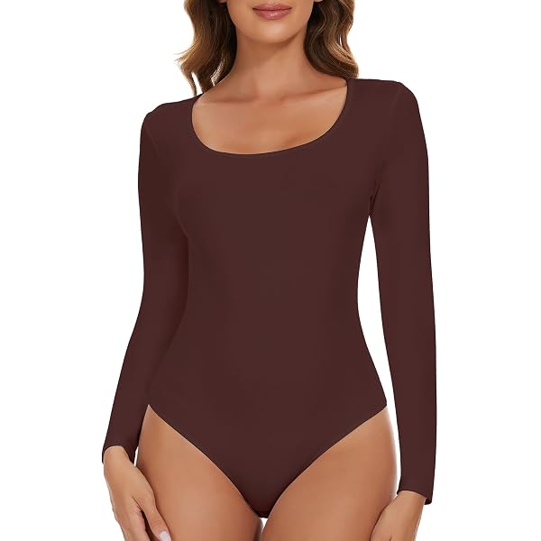 Body Col Rond Manches Longues Cotonella 3506 - En Coton élastique, Tailles S à 5, Neuf Avec étiquettes