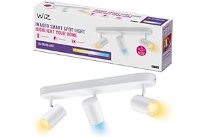 ‎WIZ WiZ Inteligentna lampa Imageo, 3x reflektor LED, 3x5W, Wi-Fi, Bluetooth, wiele odcieni bieli, sterowanie aplikacją