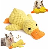 MADPET K&ouml;pek Oyuncağı Sesli Peluş &Ouml;rdek 45 cm &ndash; Dayanıklı Isırma ve &Ccedil;ekiştirme Oyuncağı, Diş Temizleyici Dokulu Yumuşak K&ouml;pek
