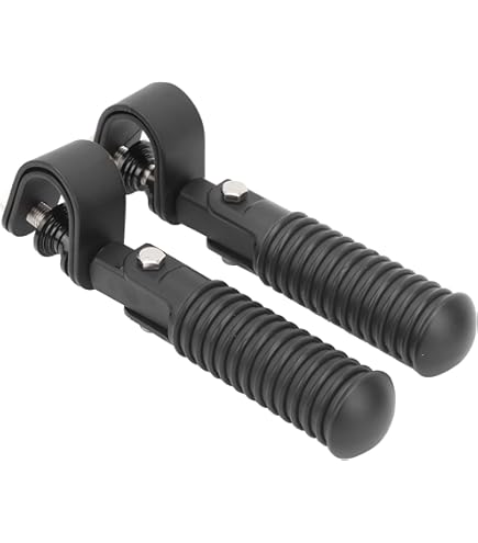 Motorfiets Dually Highway Pegs voetsteunpedalen voetsteunen zwart-Repose Pied Velo Universel