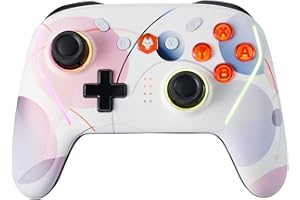 NBCP Wireless Pro Controller für Nintendo Switch, Switch Lite & Switch OLED - Programmierbarer Controller mit Maus-Touch-Rücktasten, Wake-up-Funktion & Turbo