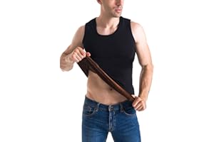 YOUCAI Hombre Ultraligero Chaleco Interior sin Mangas Invierno cálido Ropa Interior térmica Deportivos con Forro Polar Camiseta sin Mangas