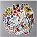 Produktbild HJK-kgogigf 55 Stücke Klassische Retro Stil Aufkleber Für Laptop Auto Kühlschrank Gepäck Snowboard Cut Doodle Aufkleber Aufkleber