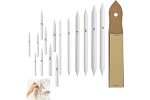 QQDBT 16 Pcs Blending Stumps and Tortillions, Sketch Drawing Set, Paper Art Blenders, Art Blending Pencils Tools, Art Blending Set for Drawing, Sketching, Artists
