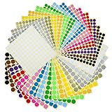 Witasm Klebepunkte 32 Blätter Punkt Aufkleber 3 / 8 Zoll...
