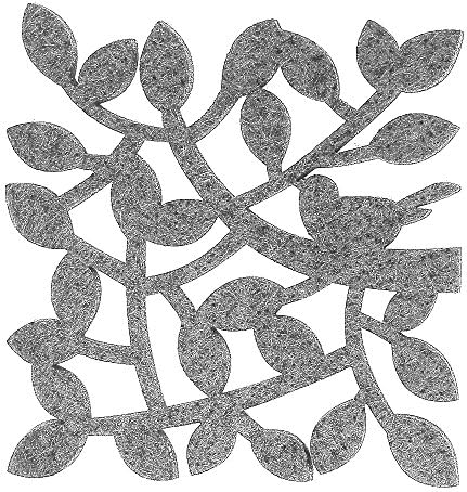 Twigs Coasters - Set of 6 - Home Decorations - Good Drinks Absorbent - Housewarming Gift - Perfect Home Furnishings (Grey)