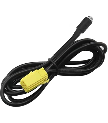 Auto AUX Adapter 18 Pol - Klinkenstecker Für Autoradio Line In