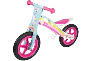 WOOMAX- Licorne 12 Vélo sans pédales en Bois, 85373, Unicornio