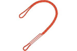 NewDoar Wstępnie zszyty sznurek Prusik 8 mm, 1600 kg, nylonowa pętla Prusik, 3 rozmiary do wspinaczki, arborystów, ratownictwa alpinistycznego, 60 cm, 1 szt