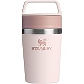 Stanley Cafe To-Go Travel Mug Termos Bardak, Pembe Kuvars (Rose Quartz), 0.23 Litre