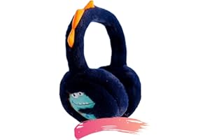 ROSSRORE Children's Winter Plush Foldable Ear Muffs,Kids Winter Earmuffs Girls Boys Cold Weather Ear Warmer,Multi-Color Available Warm Ear Covers, Essential for School, Travel & Camping