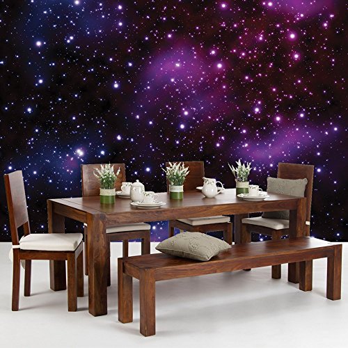 Vlies Fototapete PREMIUM PLUS Wand Foto Tapete Wand Bild Vliestapete – Galaxy Sterne Weltraum – no. 499, Größe: 300 x 210 cm Vlies - 5