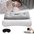 Endxedio Restiva Pillow,Restiva Pillow for Sleep Apnea,Restiva Orthopedic Neck Traction Pillow,Restiva Ergonomic Pillow,Restivaco Neck Pillow,Ergonomic Pillow for Neck and Shoulder Neck (Gray)