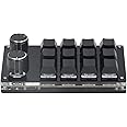 Annadue OSU Keypad 12 Keys Gaming Keyboard, Programmable Keyboard with 2 Knobs, USB Mini Mechanical Keypad with OSU HID Standard, Portable One Handed Fully Programmable Keypad