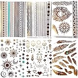 ★【6 Blätter】--COKTAK Brand Temporäre Tattoos Aufkleber im Paket【Größe】: 20x15CM