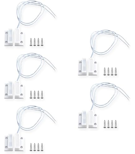 10pcs RC-36 N.C. Recessed Magnetic Wired Door Contact Sensor Alarm Reed Switch