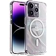 Case-Mate Impact Polymer Soap Bubble Case Mag-Safe Compatible | Swirled Iridescent Design Protective Case/Cover Designed For Iphone 14 Pro (6.1-Inch) 2022 - Iridescent