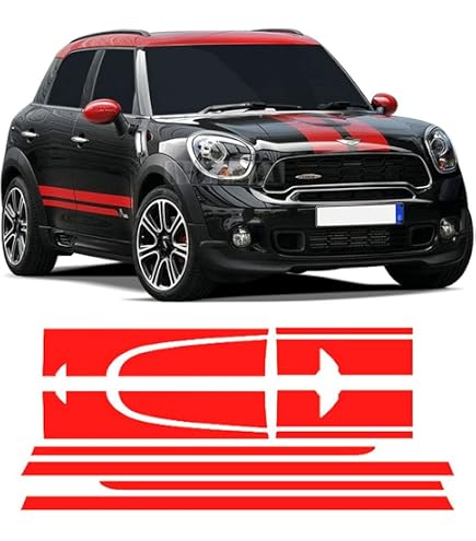 Adesivi Cofano Tetto Bmw Mini Cooper Mini Bmw Volksgagen Golf Vw Alfa Romeo Decoro Auto Strisce