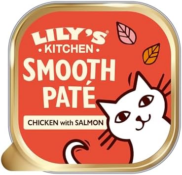 Lily's Kitchen Paté Morbido con Pollo per Gatti Adulti – Cibo Umido Naturale, Senza Cereali, Ricco di Carne (19 x 85 g)