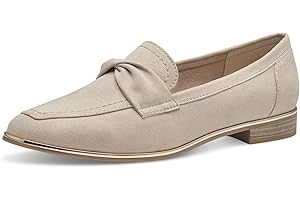MARCO TOZZI Damen Slipper mit Blockabsatz Vegan