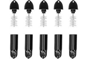 zhoul 5Pcs Beer Tap Brush + 5Pcs Set di tappi per rubinetti per birra alla spina Accessori per bar da casa