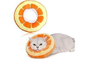 TOUMETT Kitten Collar,2.95In Cat Cone Soft,Donut,Adjustable Pet Recovery for Cats Kittens Puppies After Surgery,Elizabethan Cute Neck Of Shame Alternative to Prevent Licking Biting Protect Wound