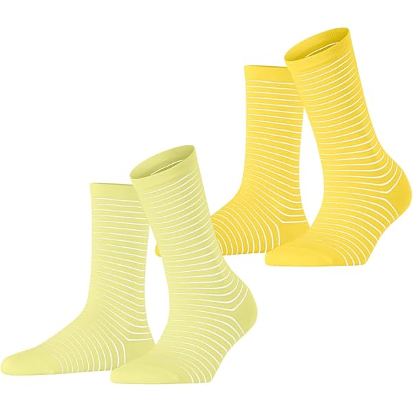 ESPRIT Fun Pattern 2-Pack W SO cotone fantasia confezione di 2 paia, Calzini Donna, Multicolore (Grey Black 0050), 35-38
