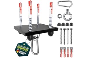 GOOD YOURKON STUFF Yourkon Wand- & Deckenhalterung Greatest Schwarz ? Für Boxsäcke, Hängesessel & Yogatücher