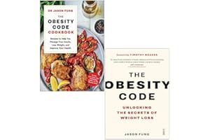 Ensemble de collection de 2 livres du Dr Jason Fung Le livre de recettes du code de l'obésité, Le code de l'obésité