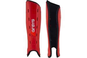 GRAYS G600 Protège-Tibias de Hockey Rouge/Noir